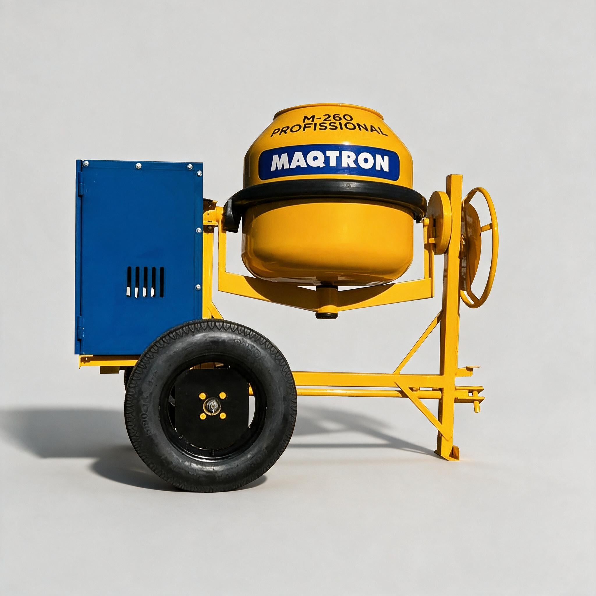 MEZCLADORA DE CONCRETO M-200 MAQTRON CON MOTOR 9HP