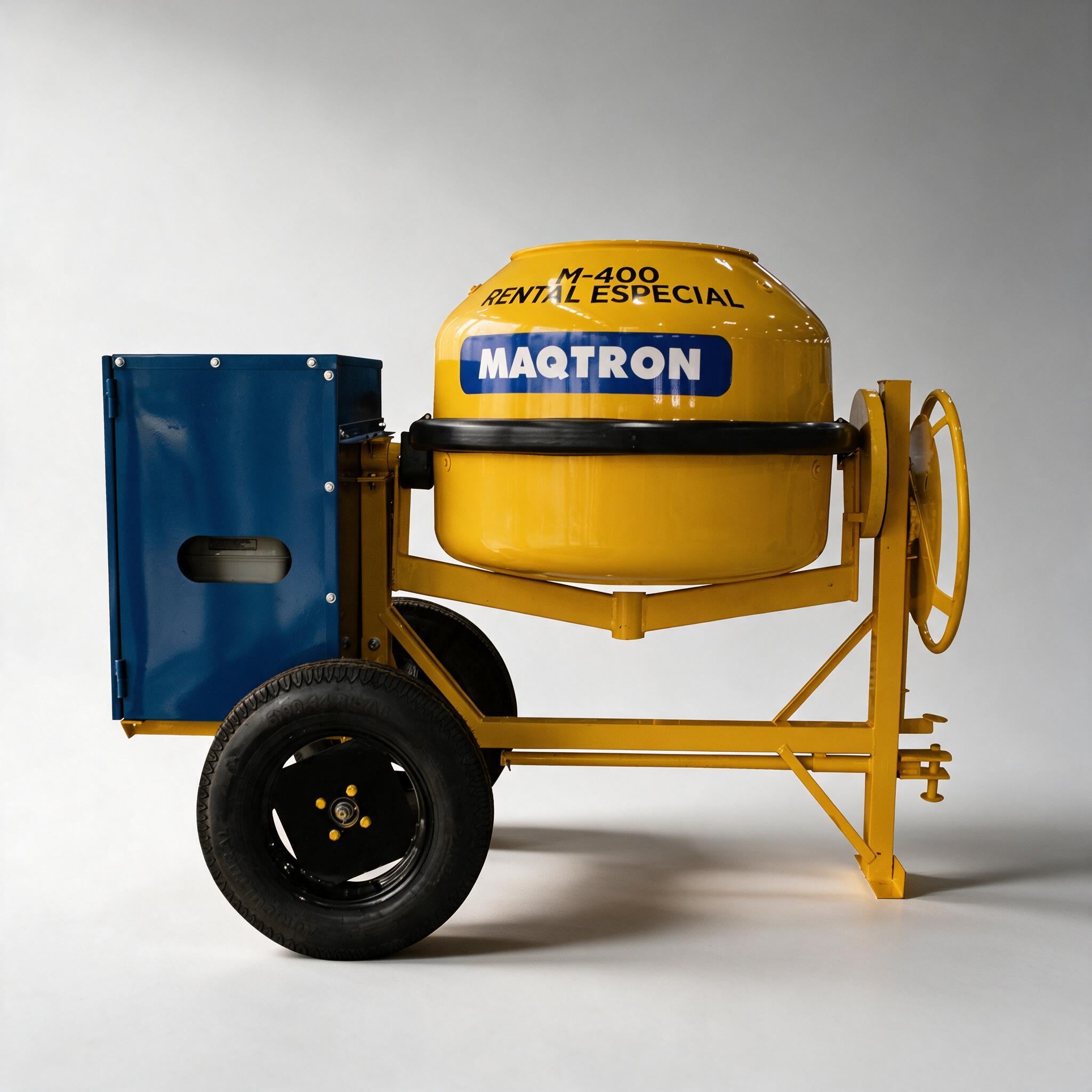 MEZCLADORA DE CONCRETO M-400 MAQTRON CON MOTOR 13HP
