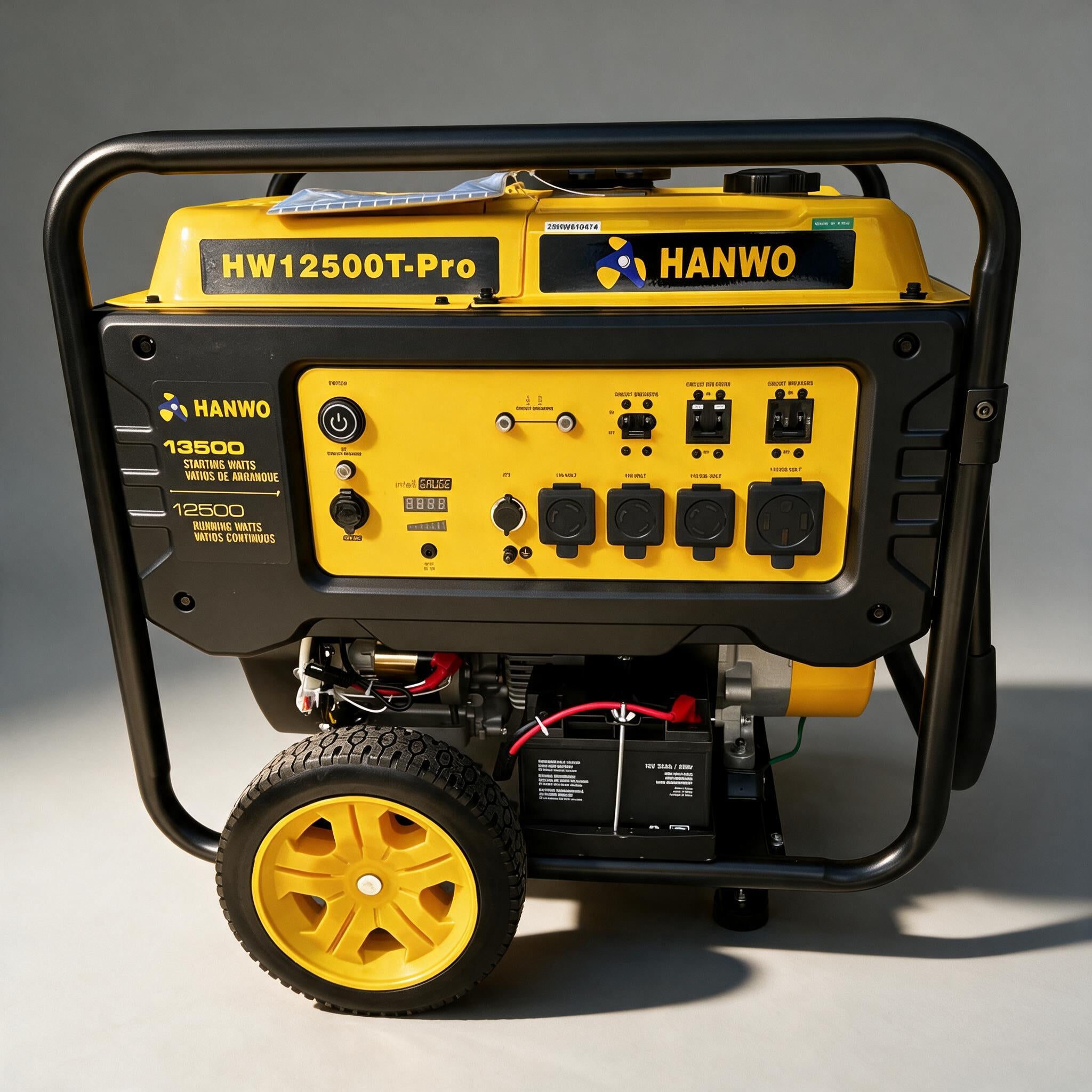 GENERADOR GASOLINA HANWO 12.5 KW MONOFASICO CO ATS