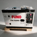 GENERADOR DIESEL FUNO 7.5 KW MONOFÁSICO INSONORIZADO CON ATS